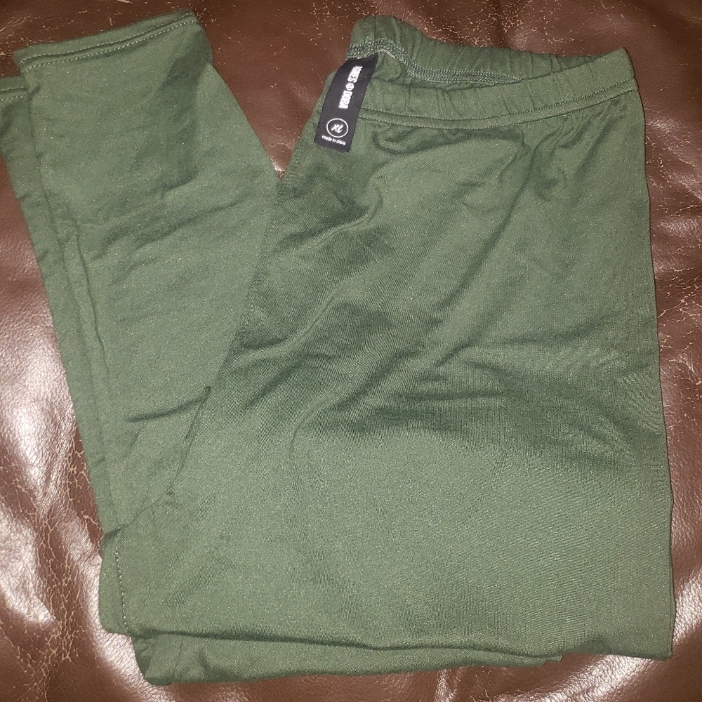 NWOT Agnes & Dora Leggings XL Forest Green